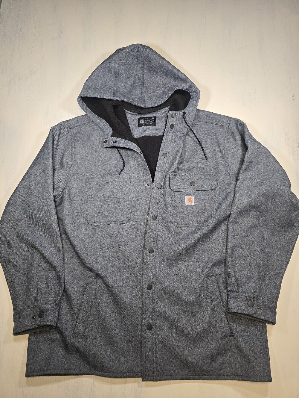 Carhartt Gray Work Shirt Rain Jacket